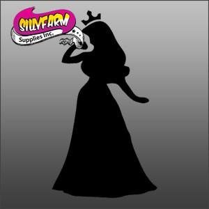 Royal Princess Glitter Tattoo Stencil 5 Pack - Silly Farm Supplies