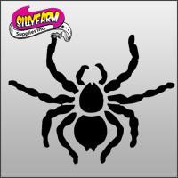Spider 6 Glitter Tattoo Stencil 5 Pack - Silly Farm Supplies