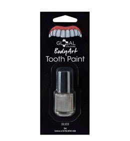 Tooth Paint Body Art Special FX SILVER 5ml