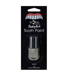 Tooth Paint Body Art Special FX SILVER 5ml - Silly Farm Supplies