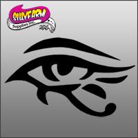Tribal Eye Glitter Tattoo Stencil 5 Pack - Silly Farm Supplies