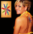 Triple Starfish Glitter Tattoo Stencil 5 Pack