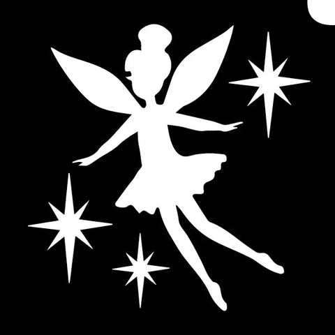 Whimsical  Fairy Glitter Tattoo Stencil 5 Pack