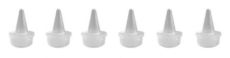 .9mm Plastic Tip 6-Pack for Glitter Gels - Silly Farm Supplies