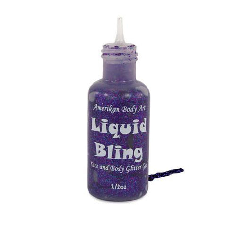 Amerikan Body Art Liquid Bling Fiesta Purple .5oz