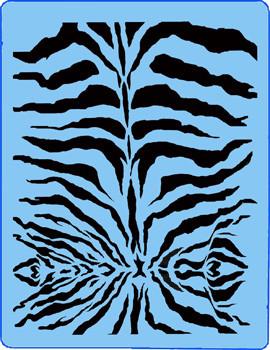 Animal Stripes QuickEZ Stencil (zebra/tiger stripes)