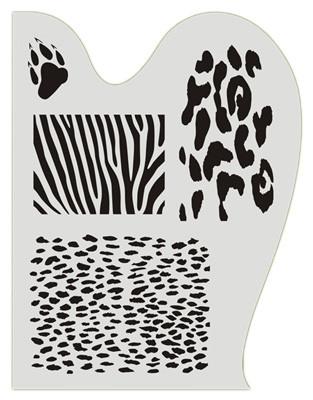 Animalia BAD6017 Bad Ass Stencil - Silly Farm Supplies