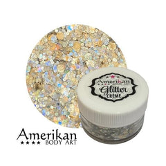 Asteroid Glitter Creme 15g Jar by Amerikan Body Art - Silly Farm Supplies