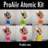 Atomic Colors 6 Pack ProAiir Hybrid UV Makeup Set 1oz