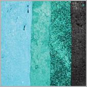 Compact, multi-color face paint cakes for brush application, ideal for vibrant, detailed designs in one stroke.