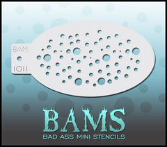BAM1011 Bad Ass Mini Stencil - Silly Farm Supplies