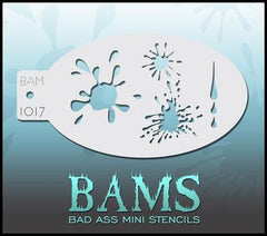 BAM1017 Bad Ass Mini Stencil - Silly Farm Supplies