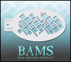 BAM1027 Bad Ass Mini Stencil - Silly Farm Supplies