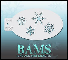 BAM1036 Bad Ass Mini Stencil - Silly Farm Supplies