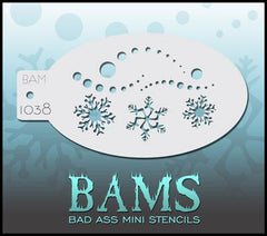BAM1038 Bad Ass Mini Stencil - Silly Farm Supplies