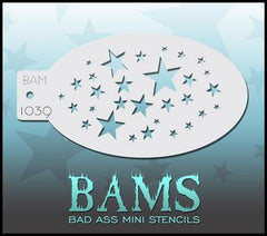 BAM1039 Bad Ass Mini Stencil - Silly Farm Supplies