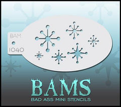 BAM1040 Bad Ass Mini Stencil - Silly Farm Supplies