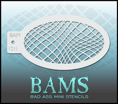 BAM1211 Bad Ass Mini Stencil - Silly Farm Supplies