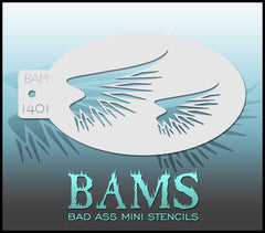 BAM1401 Bad Ass Mini Stencil - Silly Farm Supplies