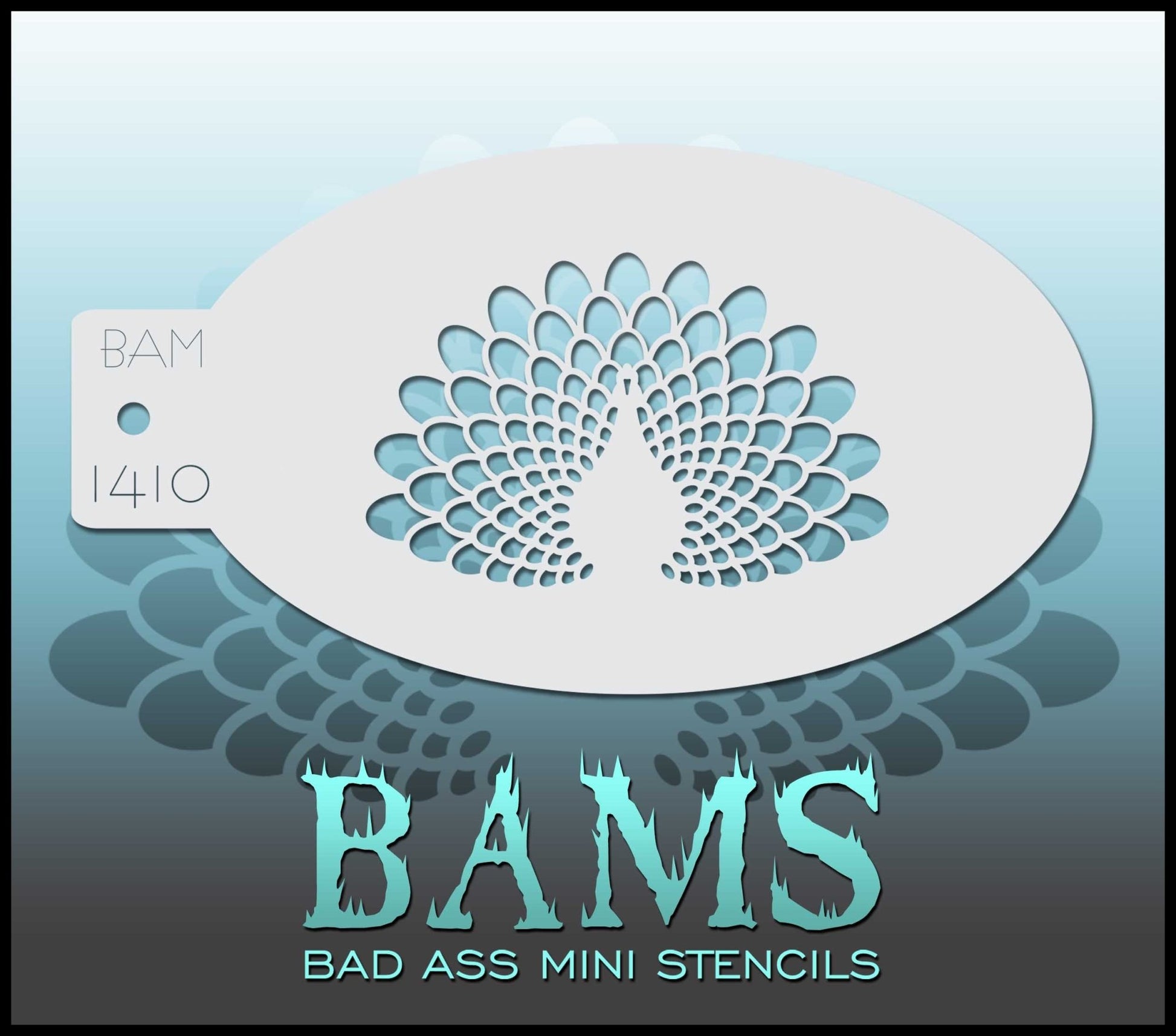 BAM1410 Bad Ass Mini Stencil - Silly Farm Supplies