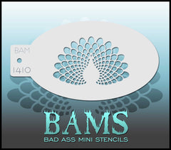 BAM1410 Bad Ass Mini Stencil - Silly Farm Supplies
