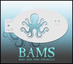 BAM1416 Bad Ass Mini Stencil - Silly Farm Supplies