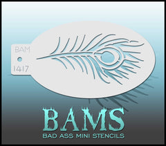 BAM1417 Bad Ass Mini Stencil - Silly Farm Supplies