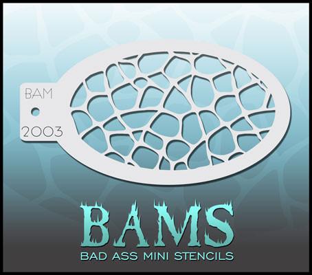 BAM2003 Bad Ass Mini Stencil