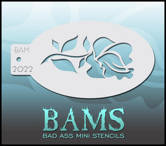 BAM2022 Bad Ass Mini Stencil - Silly Farm Supplies