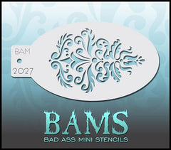 BAM2027 Bad Ass Mini Stencil - Silly Farm Supplies