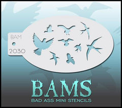 BAM2030 Bad Ass Mini Stencil - Silly Farm Supplies