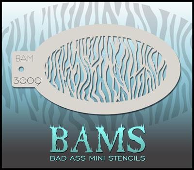BAM3009 Bad Ass Mini Stencil - Silly Farm Supplies
