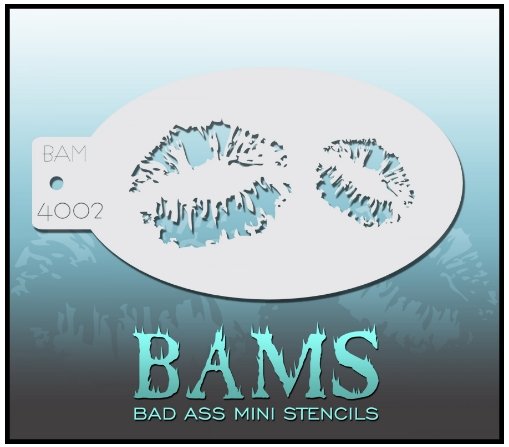 BAM4002 Bad Ass Mini Stencil - Silly Farm Supplies