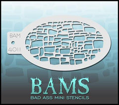 BAM4011 Bad Ass Mini Stencil - Silly Farm Supplies