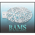 BAMH03 Bad Ass Mini Holiday Stencil