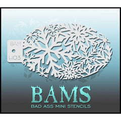 BAMH03 Bad Ass Mini Holiday Stencil - Silly Farm Supplies