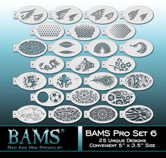 BAMS PRO Set 6 - 25 unique designs - Silly Farm Supplies
