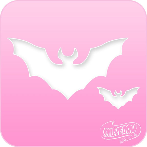 Bat Pink Power Stencil