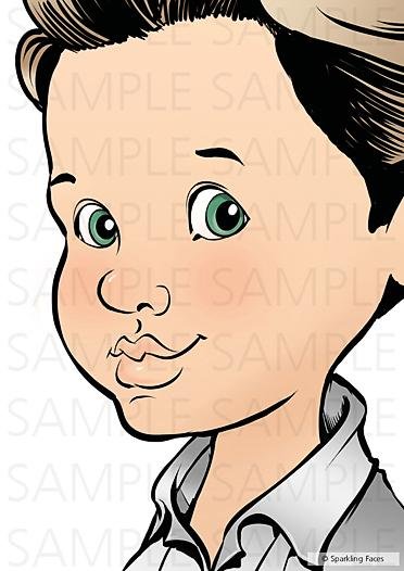 Ben Sparkling Faces Practice Board by Svetlana Keller - Silly Farm Supplies