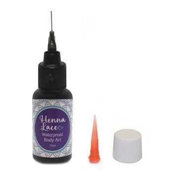 Black Henna Lace- .5oz bottle with tip - Silly Farm Supplies