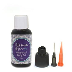 Black Henna Lace- .5oz bottle with tip - Silly Farm Supplies