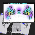 Black Widow Stencil Eyes Stencil