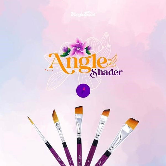 Blazing Brush Angle SHADER Set (5) by Marcela Bustamante - Silly Farm Supplies