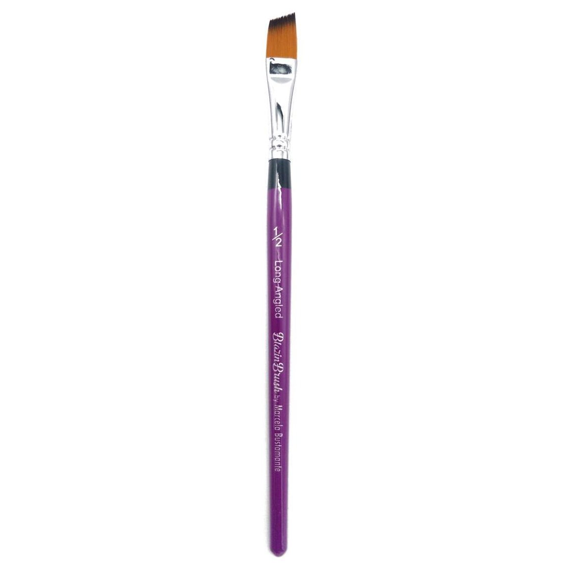 Blazing Brush Long Angled 1/2 Brush by Marcela Bustamante - Silly Farm Supplies