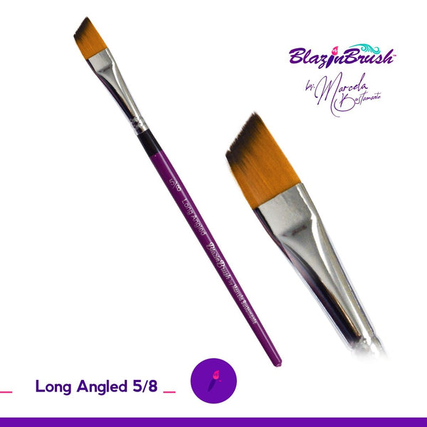 Blazin Brush Long Angled 5/8 Brush by Marcela Bustamante