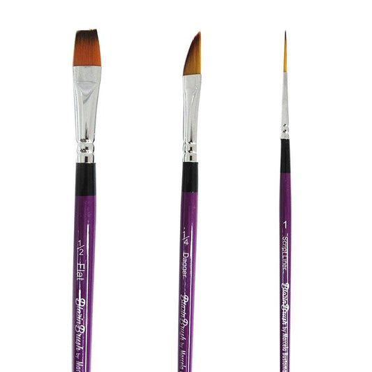 Blazing Brush Set 3 by Marcela Bustamante - Silly Farm Supplies