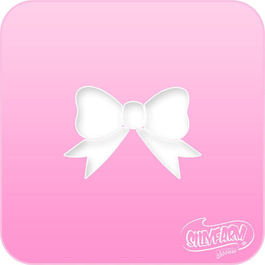 Bow Pink Power Stencil - Silly Farm Supplies