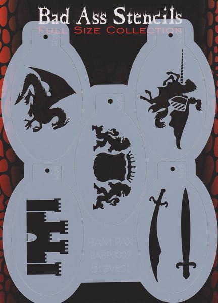 Bravest BAM PAX 3002 Stencil Set - Silly Farm Supplies
