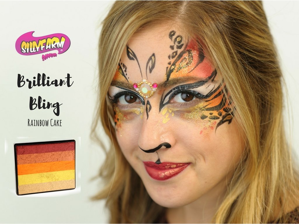 Brilliant Bling Rainbow Cake - Silly Farm Supplies