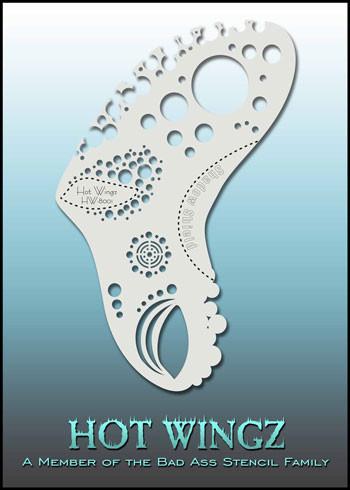 Bubbles HW8001 Hot Wingz Stencil - Silly Farm Supplies